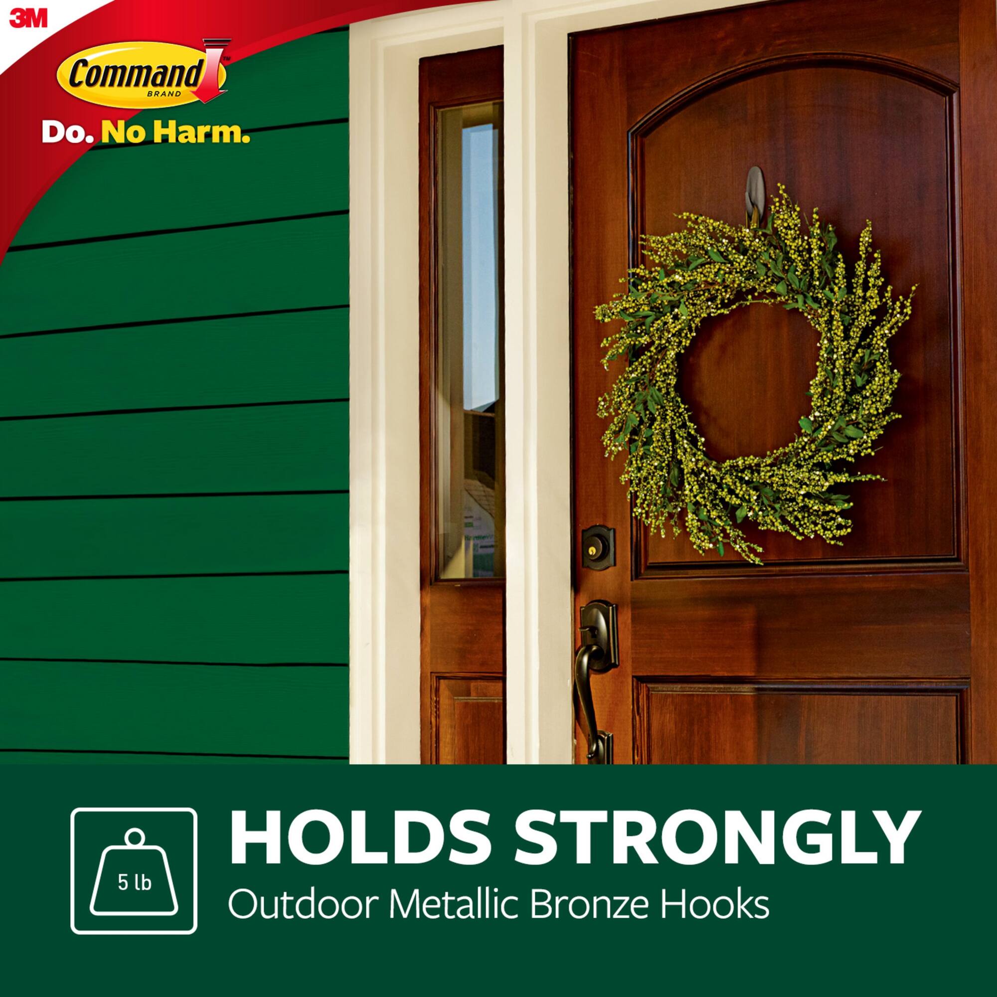 3M Command™ Outdoor Designer Hook with Foam Strips